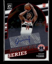 2021-22 Donruss Optic #SS-ITD Isaiah Todd Signature Series AUTO