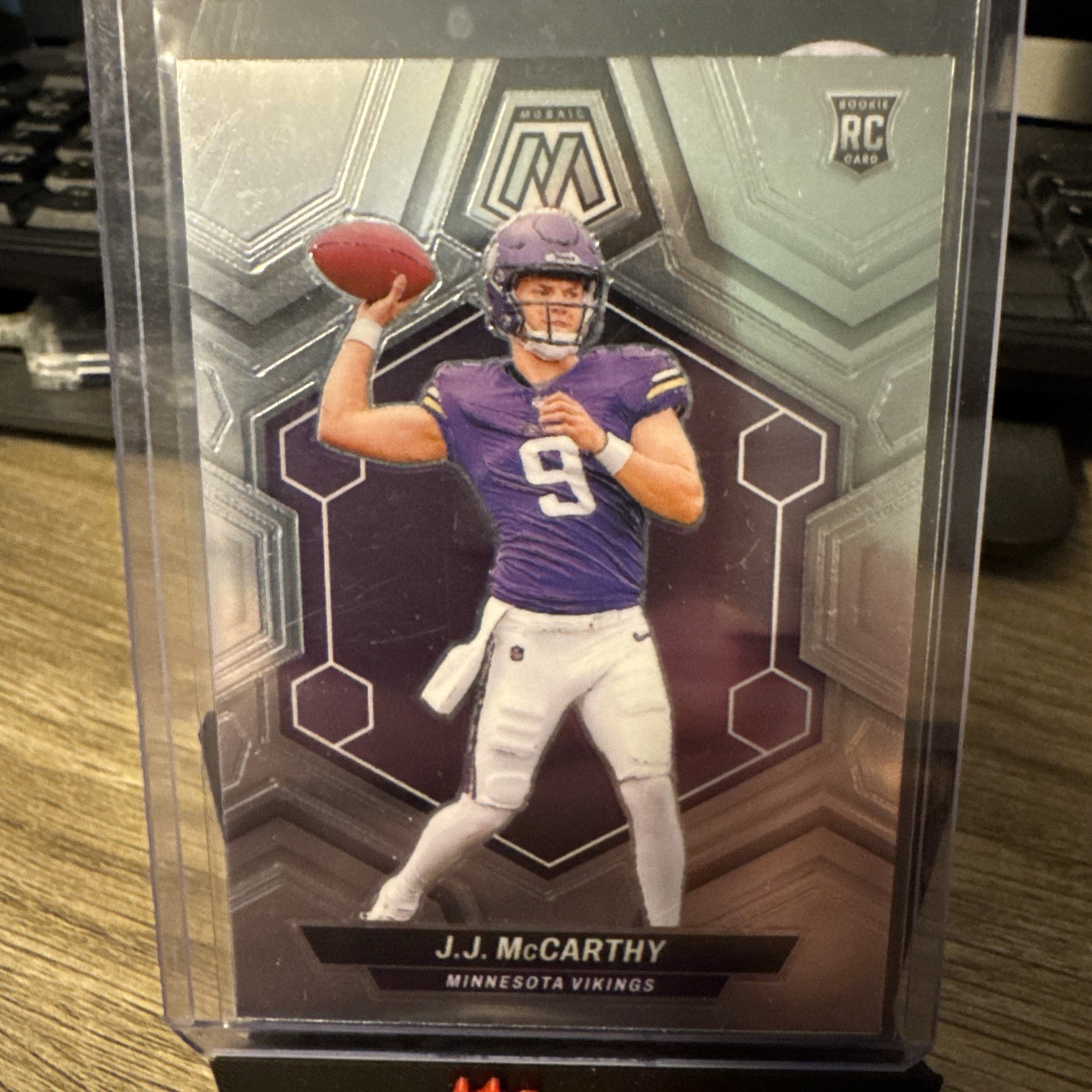 2024 Panini Mosaic - Rookies J.J. McCarthy #310 Mosaic Prizm (RC)