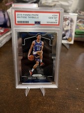 2019 Prizm MATISSE THYBULLE Rookie Card PSA 10 Gem Mint. rookie card picture