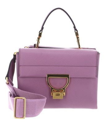 COCCINELLE Arlettis Signature Handbag Grained Leather Umhängetasche Jellyfish