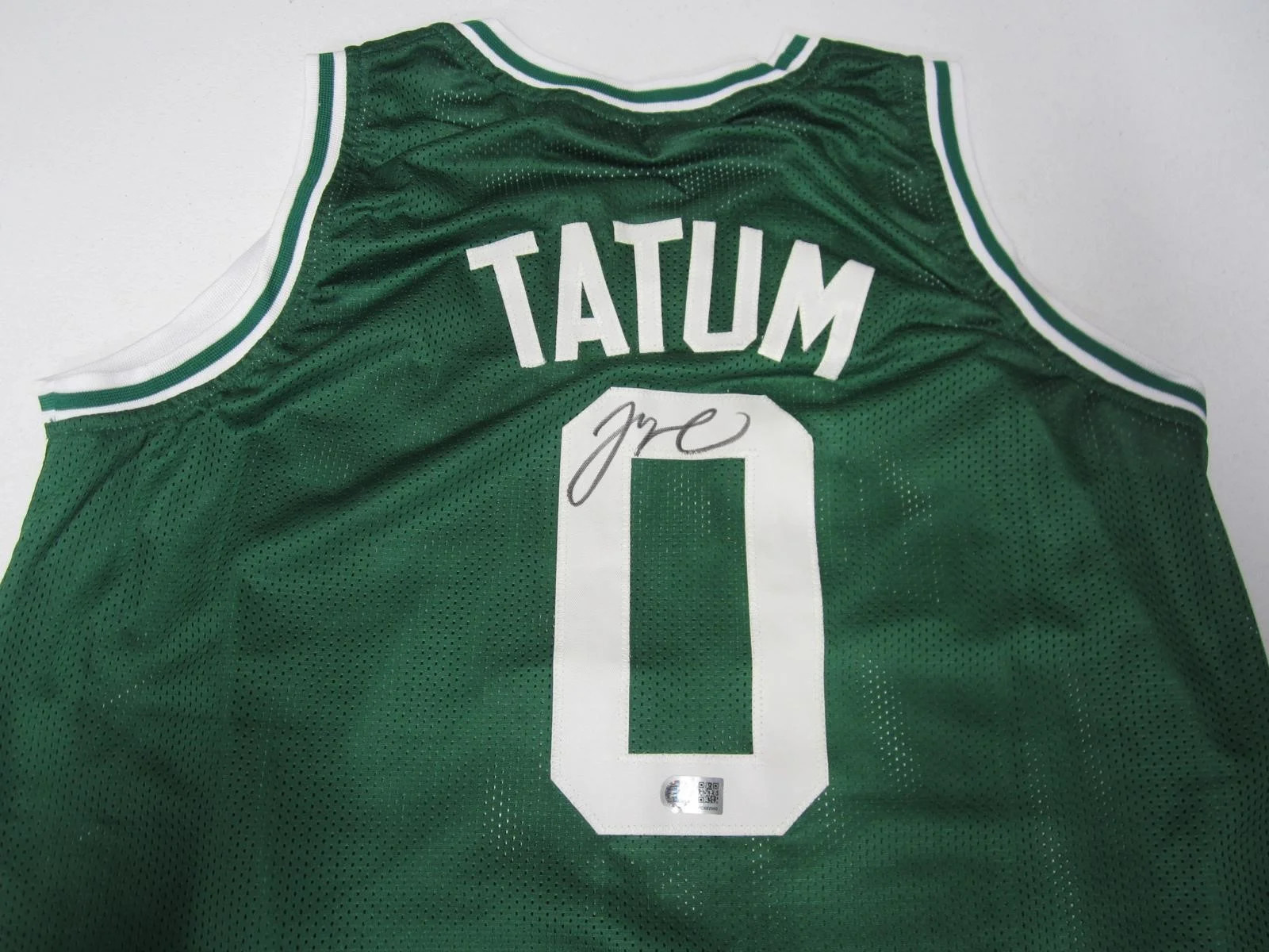 JAYSON TATUM SIGNED JERSEY WITH COA