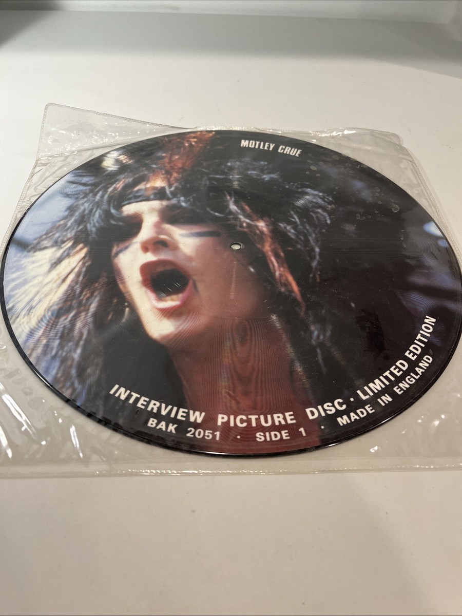Motley Crue Interview Picture Disc Limited Edition Bak 2051 Made