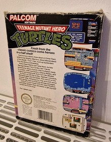 Teenage Mutant Hero Turtles Ninja NES Nintendo PAL Boxed Set with Manual