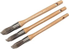 Pointed Tip Sash Brush Set 3pc – Precise edge work for corners (15mm, 18mm