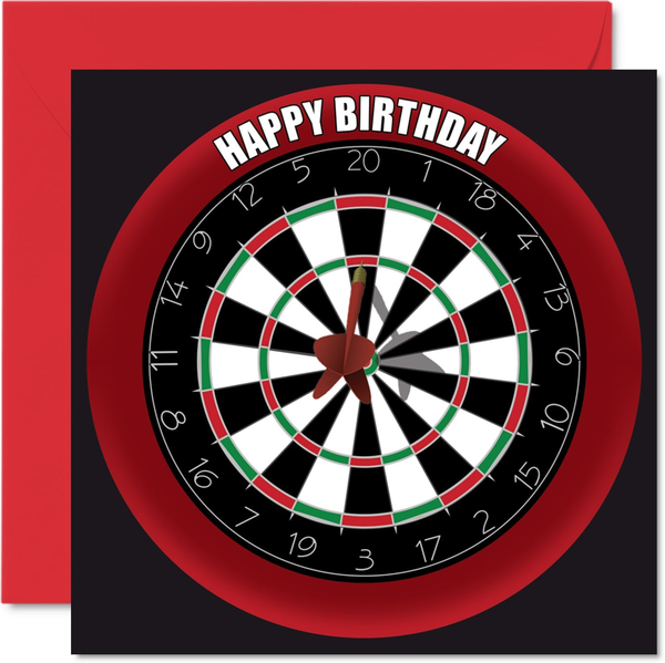 Lustige Geburtstagskarte Zum 60. Geburtstag FüR MäNner Und Frauen – Dartscheibe-image