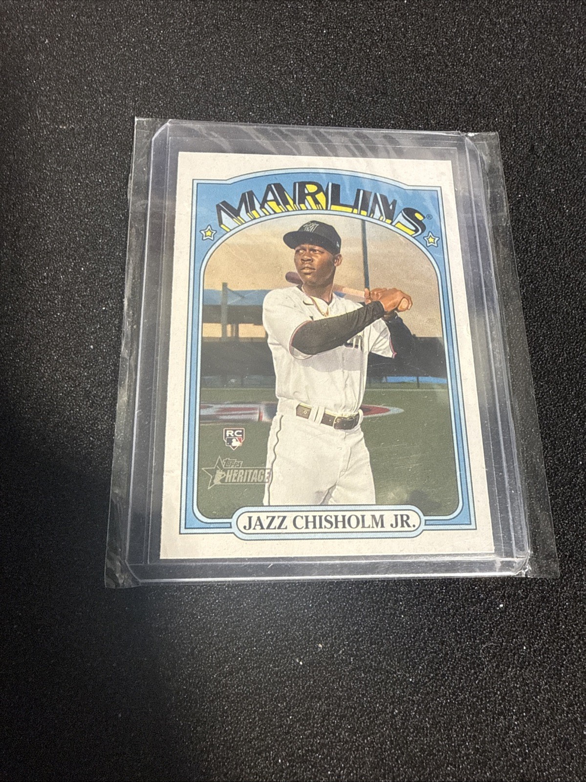 JAZZ CHISHOLM JR. 2021 Topps Heritage High Number Chrome #665 Rookie RC #/999