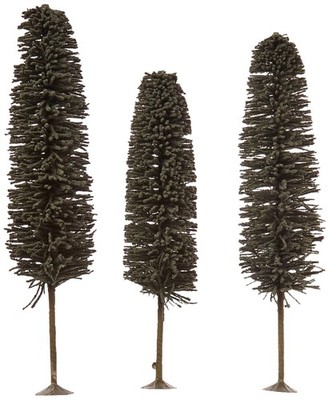 Bachmann Trains - SCENE SCAPES - 8''- 10'' CEDAR TREES (3 per box) - O (US IMPORT)