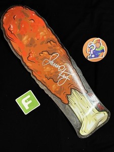 RARE SIGNED Jamie Foy Fried Chicken Cruiser Shake Junt Skateboard Deck AUTOGRAPH