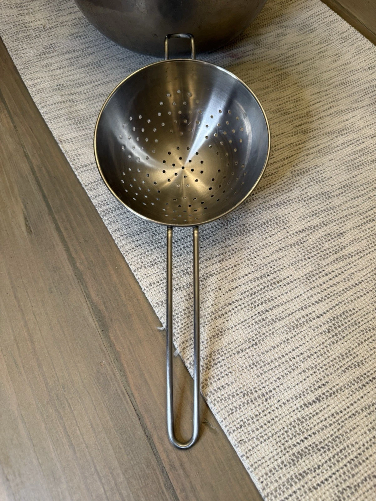 Sur La Table Stainless Steel Food Strainer small 6” With Handle Silver
Opens in a new window or tab