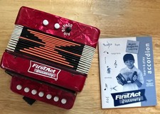 First Act Accordion Youth Children First Act Discovery Red Includes Book, Works 