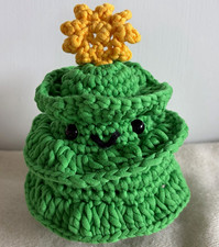 Crochet Christmas Tree Amigurumi Mini Under 6 in Handmade Holiday Craft Festive