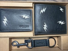 Coach Men  s 3 In 1 Gift Set Lightning Print