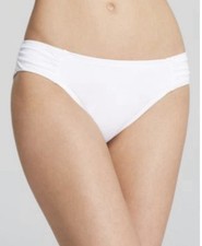 Tommy Bahama Pearl Shirred Hipster Bottom White Size M