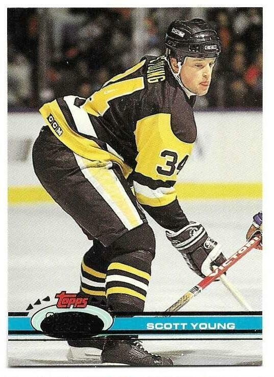 SCOTT YOUNG 1991-92 STADIUM CLUB CARD NEAR MINT+ CONDITION