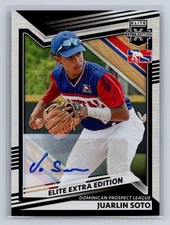 Juarlin Soto 2022 Panini Elite Extra Signatures AU Dominican League #176