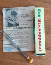 Vintage Fee Stickapparat OVP mit Beschreibung 