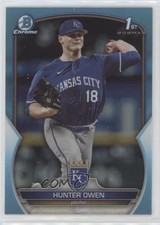 2023 Bowman Draft Chrome Sky Blue Refractor Hunter Owen #BDC-5 1c19