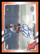 2021 Topps Pro Debut AUTO Orange #PD107 Yordys Valdes /25