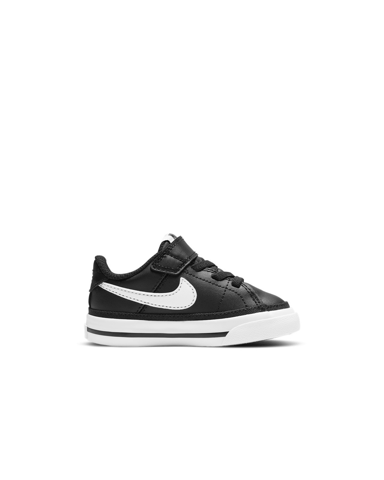Nike Court Legacy (TDV) 4c Toddler Shoes Black with White Swoosh Size 4C-image