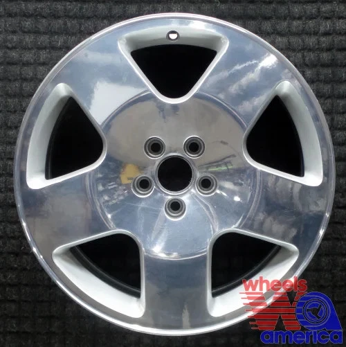 Wheel Rim Audi TT 17 2000-2006 8N0601025HZ33 Polished OEM Factory OE 58726 - Image 3 of 4