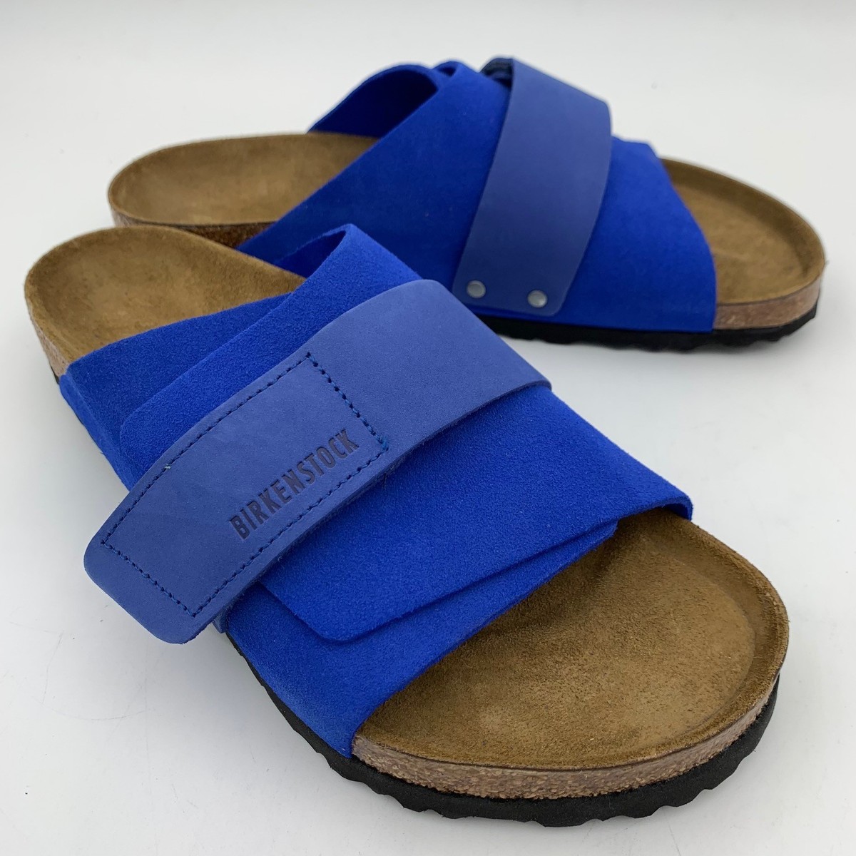 Birkenstock New w/ Box Kyoto Ultra Blue Nubuck/Suede Leather