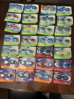 Speedo Swim Goggles Lot 28 Total