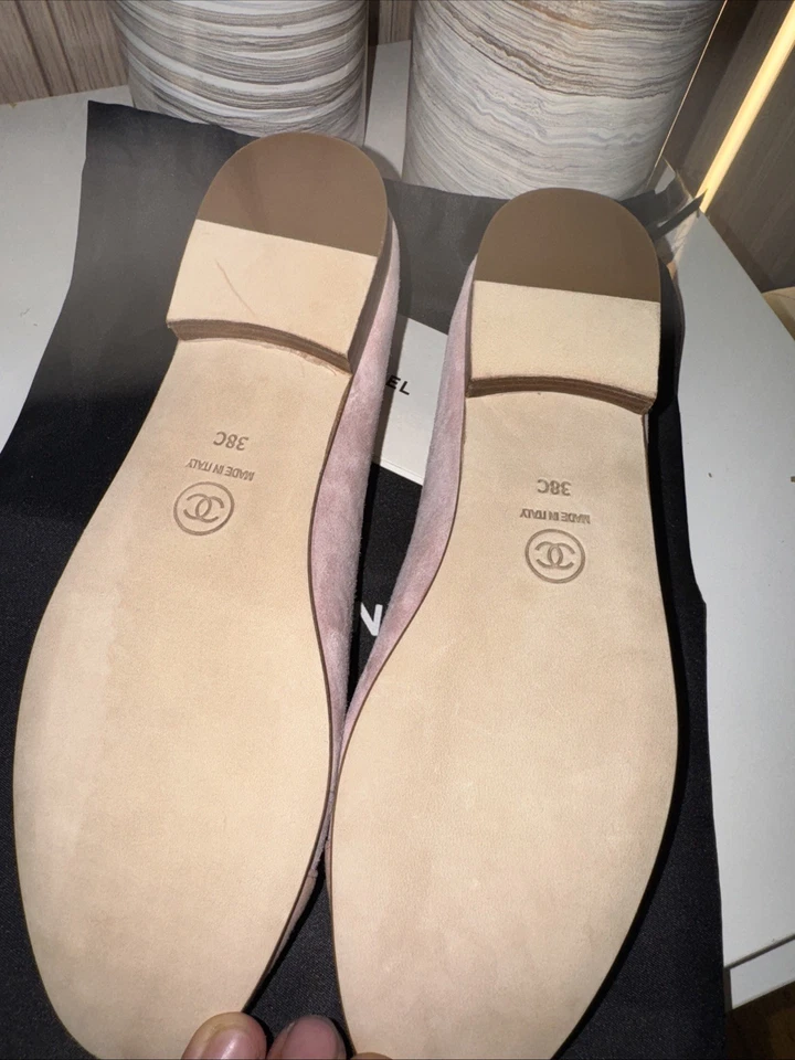 Women’s Chanel Pink Ballet Size 39 - Image 4 of 4