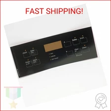 Choice Manufactured Parts Oven Control Overlay for Frigidaire, Black, AP4561566,