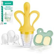 Baby Fruit Feeder  Breastmilk Popsicle Mold Set, Silicone Food Feeder Pacifi...