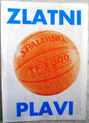 2002 Serbia Zlatni Plavi Basketball Sticker unstuck RARE - You Pick b