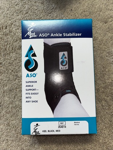 Chevillère De Stabilisation ASO Med Spec - Taille XS, Noir - Soutien Cheville Sport, Confortable, Double Face (Gauche/Droite), Fabriquée Aux USA - 7