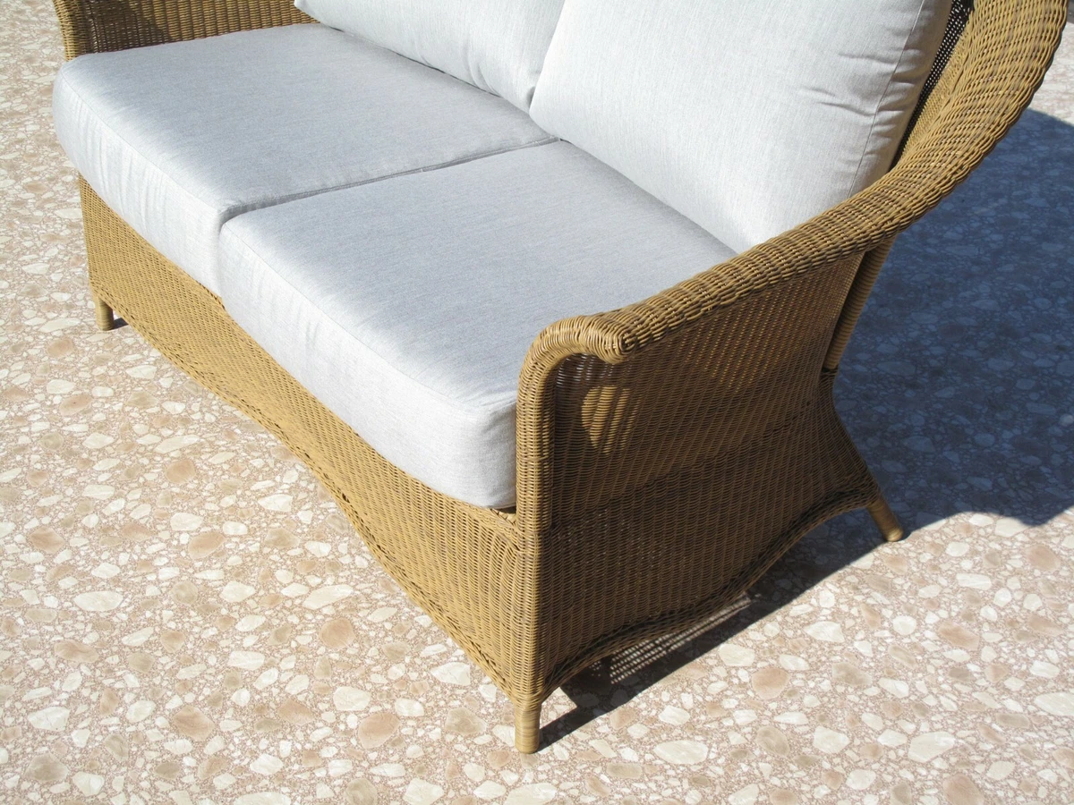 Valencia 4 piece online wicker sofa set