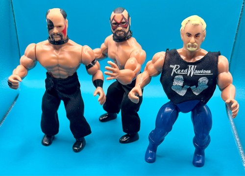 1985 AWA Remco All Star Wrestlers Series 3 THE ROAD WARRIORS & PAUL ELLERING