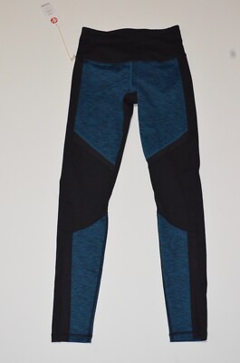 New Manduka Women's Racer Legging Maldives Melange Size XS