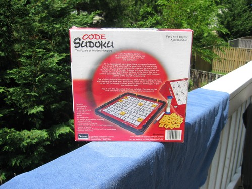 Code Sudoku Hidden Numbers Game 2006 By Pressman New & Factory Sealed! - Picture 2 of 6