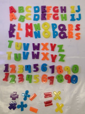 Magnetic Letters  Numbers Fridge Alphabet Spelling Learning Toys 112 piece