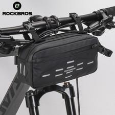 ROCKBROS Bike Front Handlebar Bag Cycling Bag Waterproof Bike Top Tube Pannier