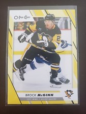 2023-24 Brock McGinn YELLOW O-Pee-Chee Hockey Pittsburgh Penguins