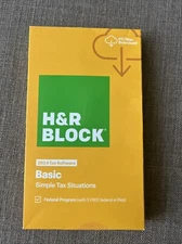 H&R Block 2024 Tax Software Basic (SAME DAY kEY)