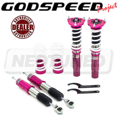 GODSPEED MONOSS COILOVER SUSPENSION KIT 54.5MM FRONT CLAMP FOR VW R32 (MK5) 2008