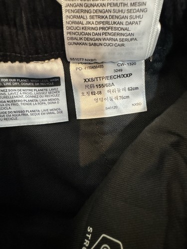 NWT Kids Levi’s Corduroy Black Pants Adjustable Waistband XXS - Picture 7 of 13