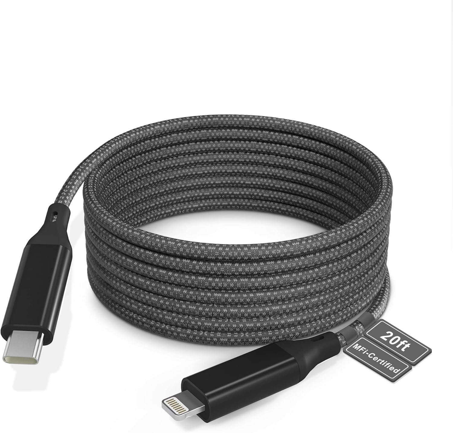 Extra Long USB C to Lightning Cable 20Ft/6M [Apple Mfi Certified] Iphone Fast...