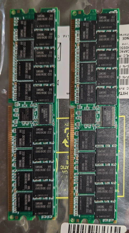 2x D32RB2GZT Super Talent 2GB DDR Registered ECC PC-3200 400Mhz 2Rx4 Memory Dimm - Image 3 of 3