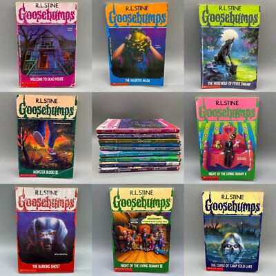 Goosebumps 1990s Vintage RL Stine Book Series Paperback camp: Choose Your Titles