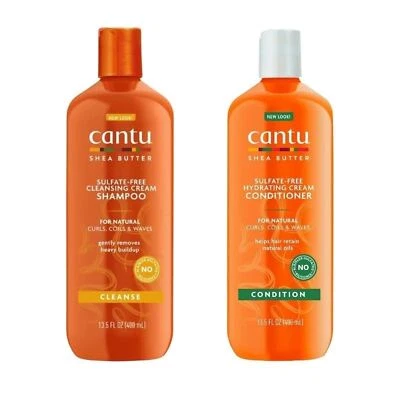 Cantu Shea Butter Sulphate Free Shampoo And Conditioner 13.5oz Each