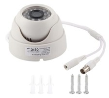 HD Dome CCTV Security Camera with Night Vision, BNC Video Output, Infrared LEDs