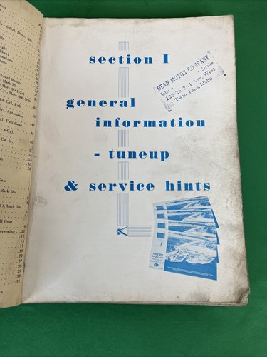 Vintage 1964 Kiekhaefer Mercury Outboards Master Service Manual - Picture 4 of 15
