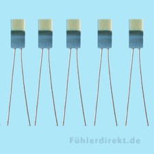 PT100 Temperatursensor / Sensor Messf&uuml;hler  F&uuml;hler Platin Chip EN 60751 5 St&uuml;ck
