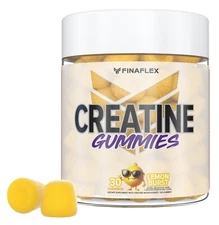 Finaflex Creatine Monohydrate Gummies For Muscle Growth & Recovery, Lemon 30srv