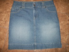 Route 66 Denim Above Knee Skirt Women's Sz 12 Stretch 34 x 19